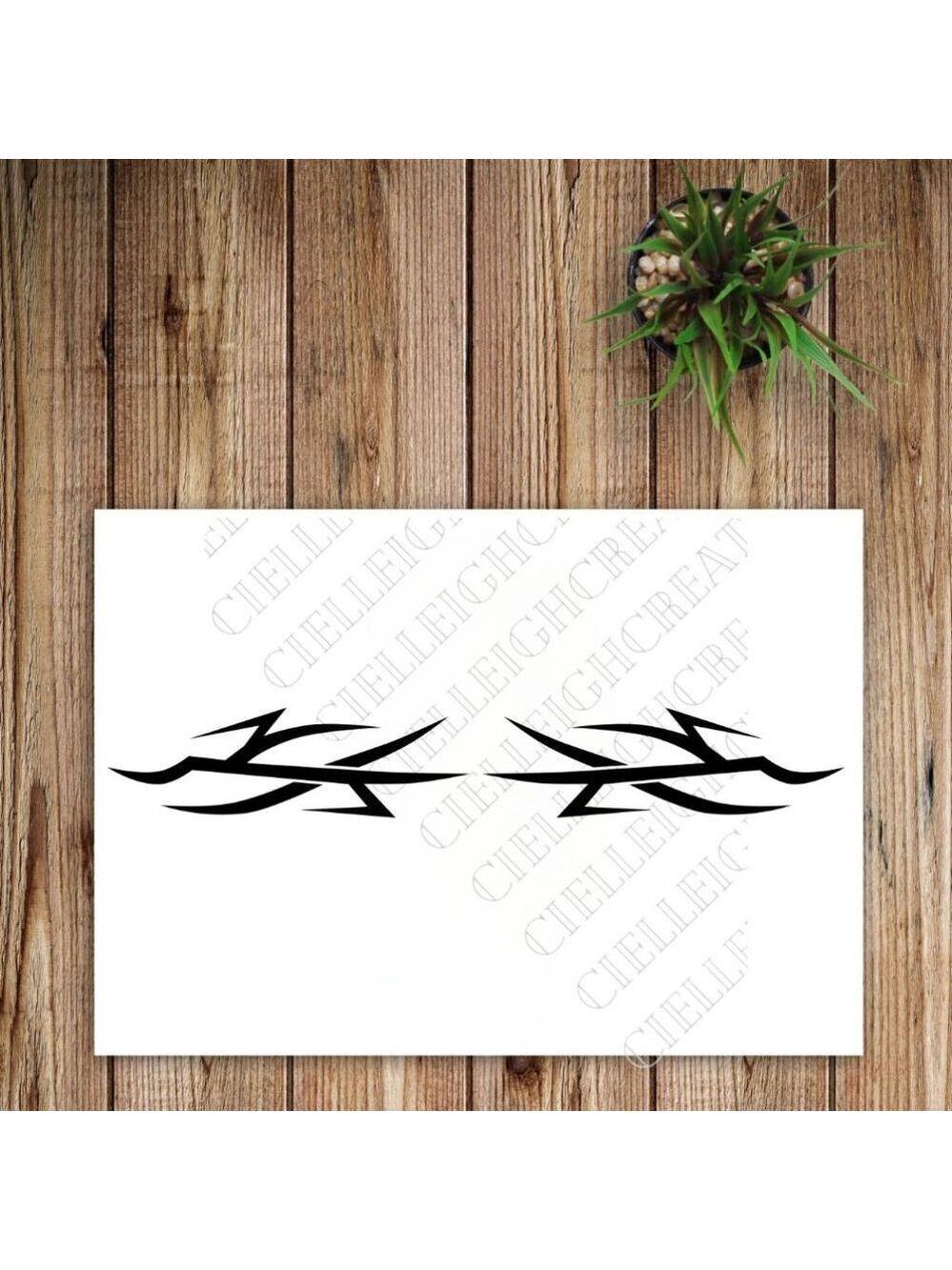 *2 for $20* Abstract Lines Vinyl Decal Sticker Handcrafted